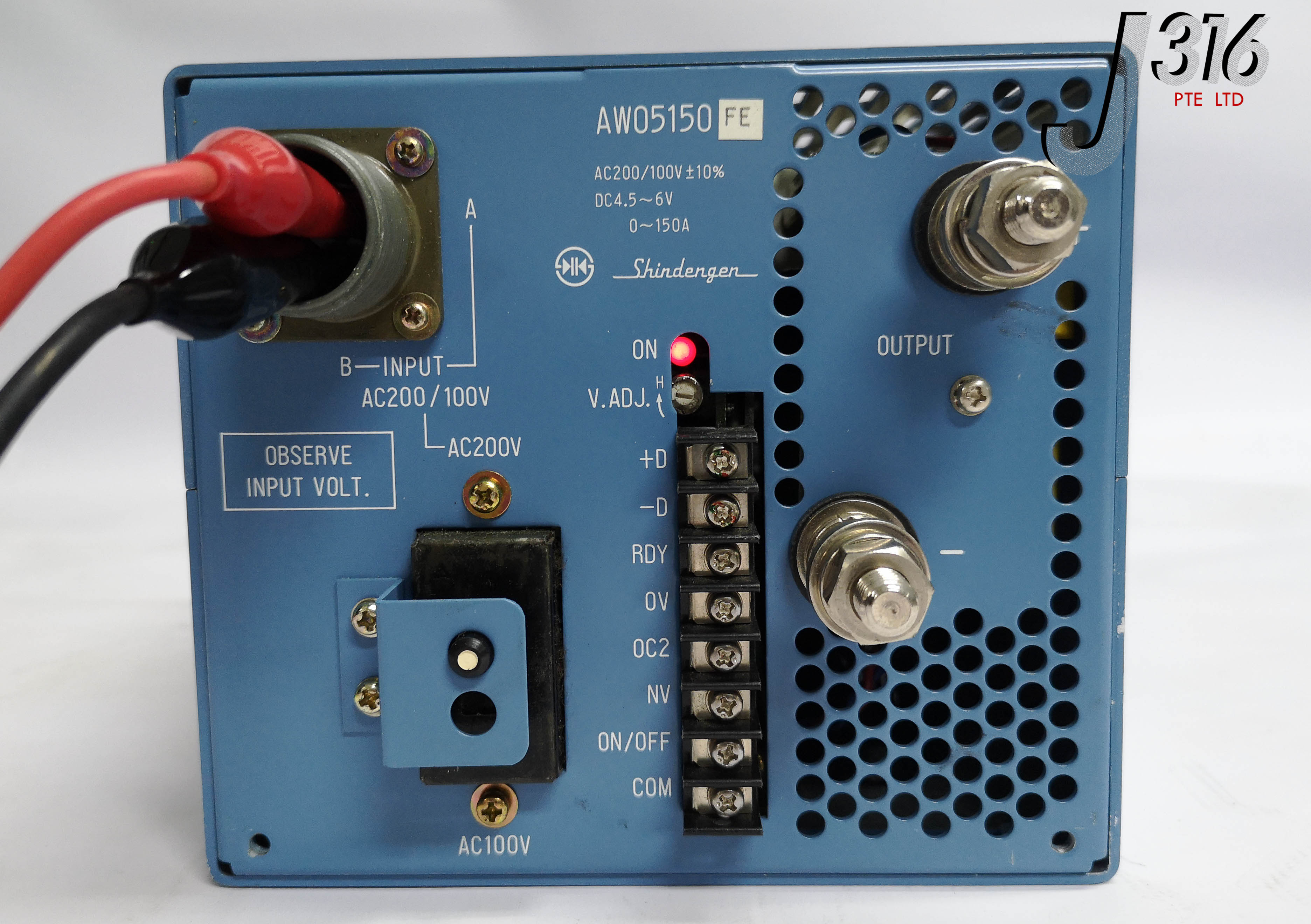 17160 SHINDENGEN ELECTRIC POWER SUPPLY, AC200/100V, DC4.5~6V, 0